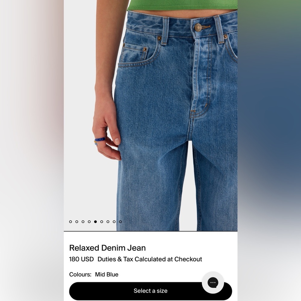 Venroy Relaxed Mid Blue Women's Jeans